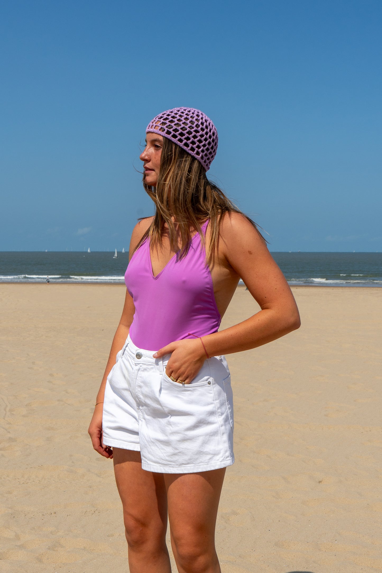 MESH HAT PURPLE